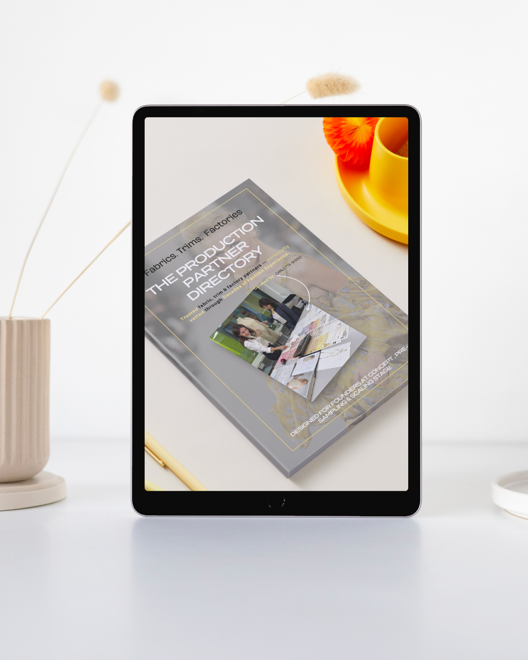 Production fashion Directory cover book by Carlotta Gherzi