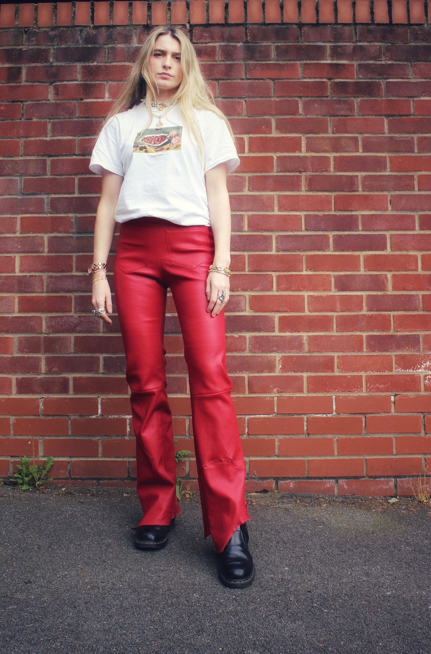 Amber Leather Pants Sustainable