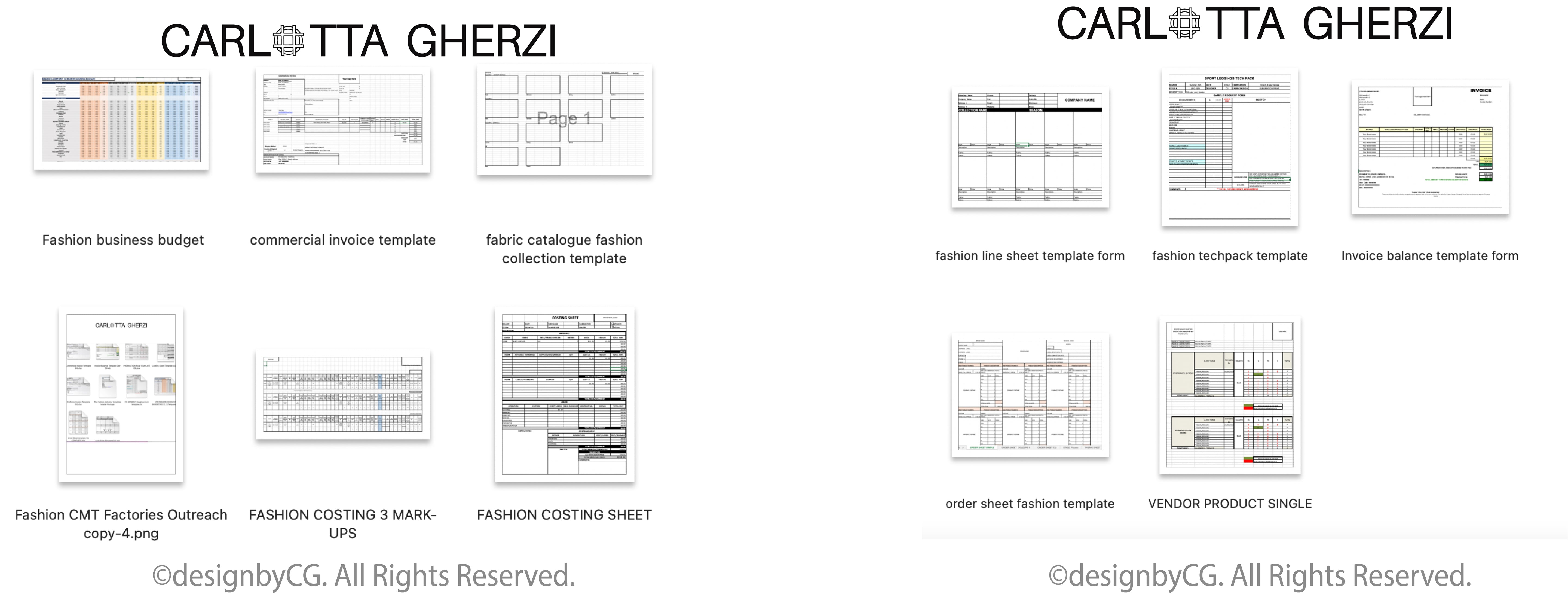 Fashion Industry Templates Package