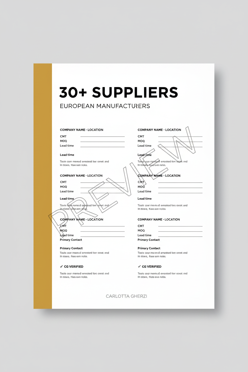 Supplier Directory Preview