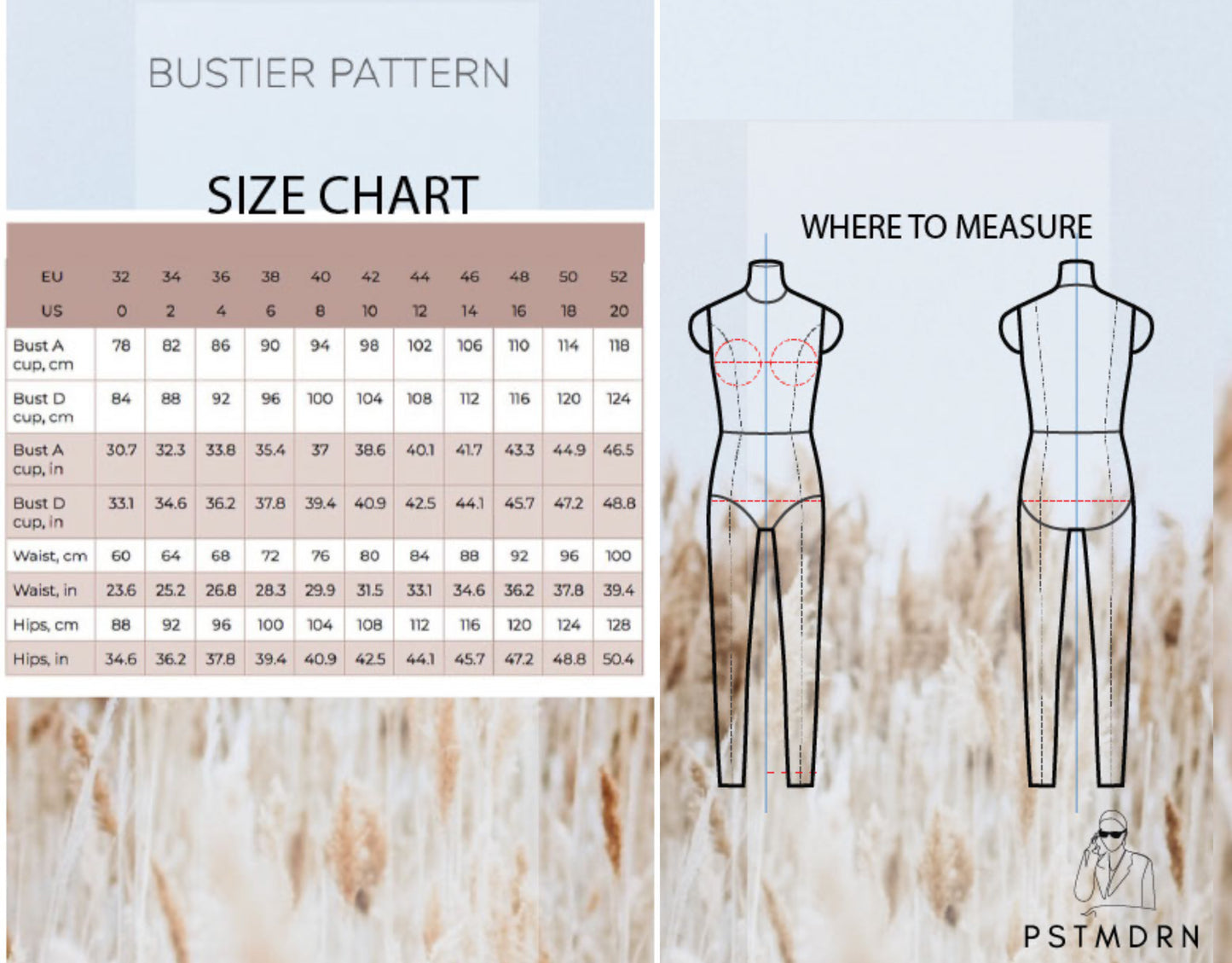 Bustier Top Fashion Digital Pattern postmodern Design by Carlotta Gherzi