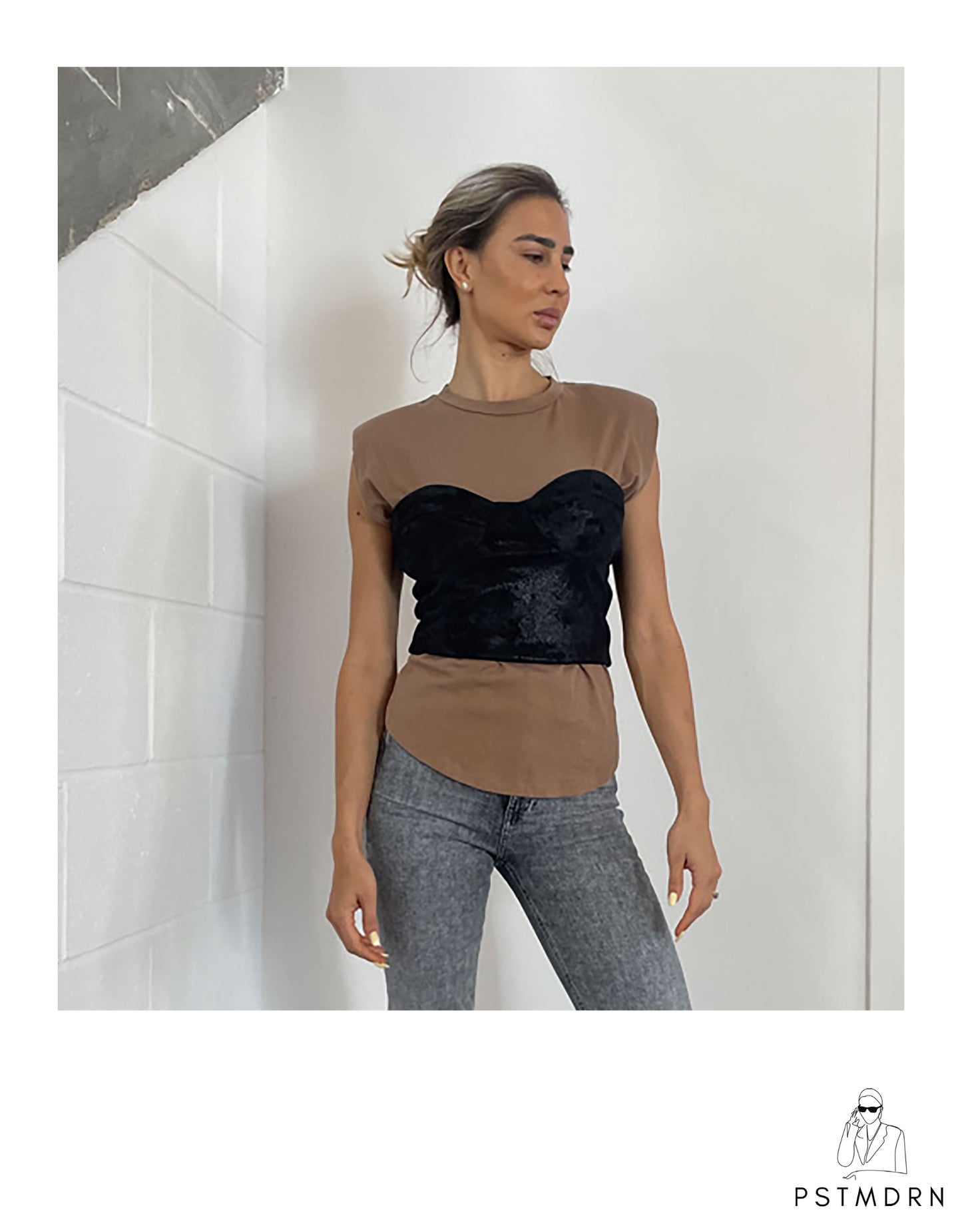 Bustier Top Fashion Digital Pattern postmodern Design by Carlotta Gherzi