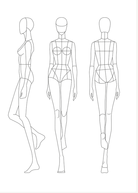 Fashion Illustration Class for Beginners ( London Branch one to one )